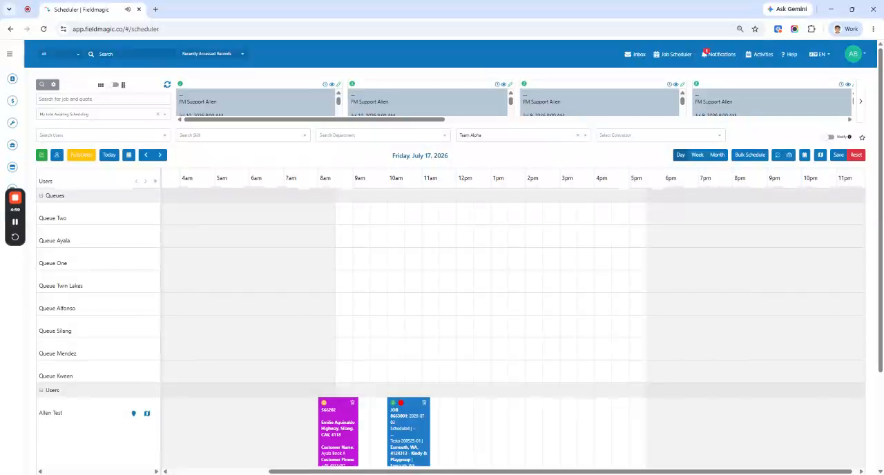 Add Queue Users and Configure a Booking Page - step 1