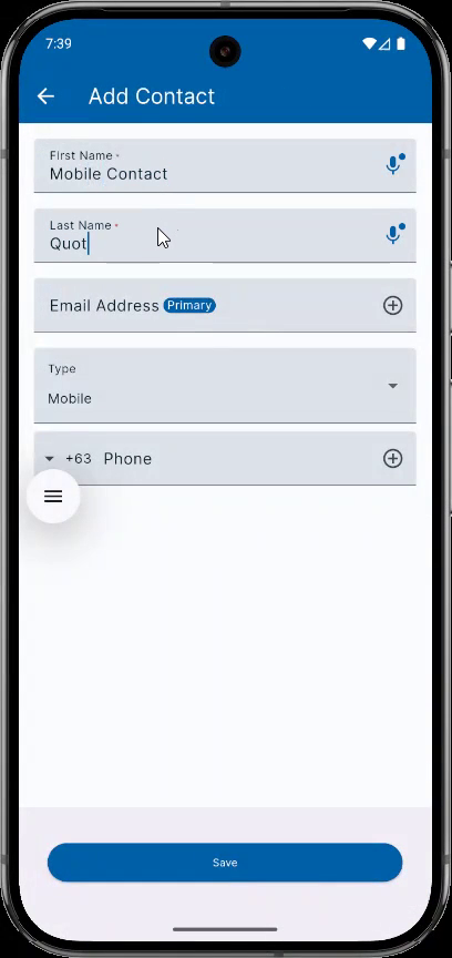 How to Add Contacts Across the System [Mobile] - step 5